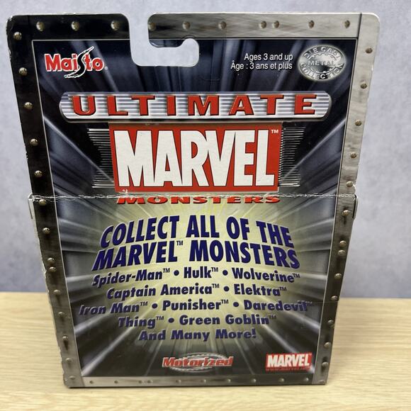 Maisto Ultimate Marvel Monsters Truck Spider Man Series 1 Motorized 2002 RARE - Picture 4 of 7